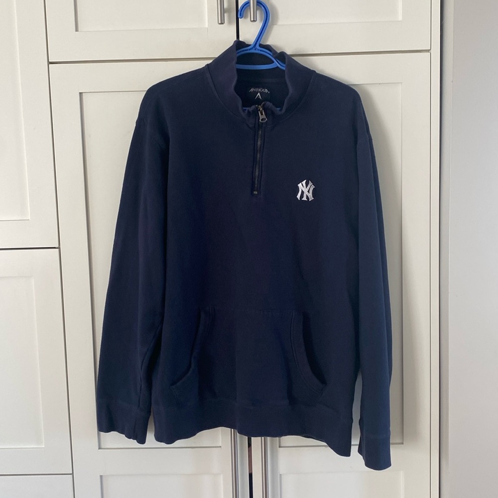 Antigua MLB Quarter Zip- New York Yankees